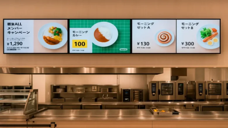 IKEA長久手店のモーニングカレーを提供するカウンターの様子